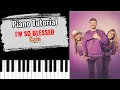 I M SO BLESSED by Cain easy piano tutorial lesson free