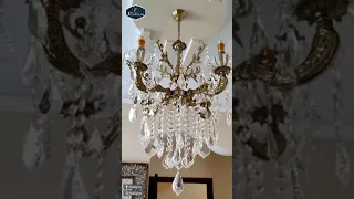 شاهد معنا ثريا راقية من النحاس والكرستال Decoration Interiordesign Decorationinterieur Shorts 