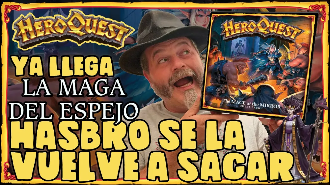 HEROQUEST - La maga del espejo YA LLEGA - le pegamos un buen vistazo #heroquest #themageofthemirror