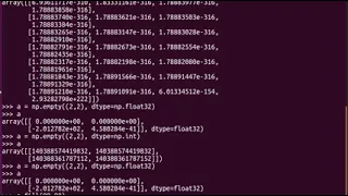 Python - Numpy empty fill zeros ones arange genfromtxt