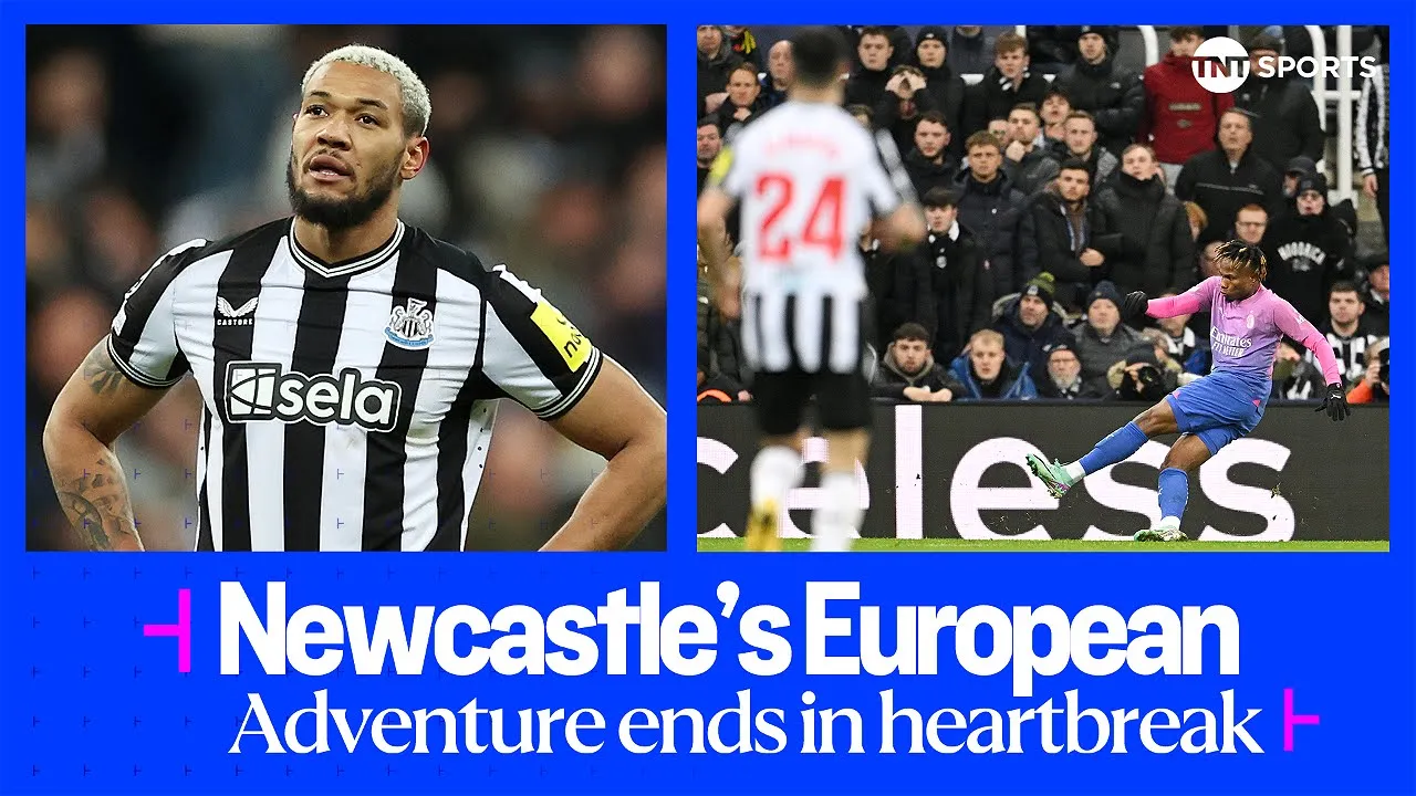 FULL-TIME SCENES as Newcastle United's European ...