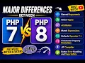 Major Differences Between PHP 7 and PHP 8