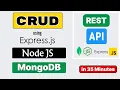 RESTful CRUD Create Read Update Delete API using Express js Node js and mongoDB