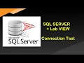 SQLSERVER connection Lab view