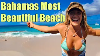 The most beautiful beach in the bahamas is a party!