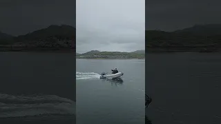 New Outboard Inbound 🤣 Someone’s Happy  #sailing #boating #travel #Scotland #sailscotland #sail