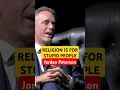 Download Lagu RELIGION IS FOR STUPID PEOPLE by Jordan Peterson #jordanpeterson #samharris #religion #christian