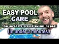 Easy pool care in under 2 minutes