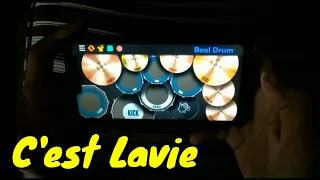 Download DJ C'est Lavie Bikin ketagihan | Realdrum cover MP3