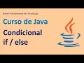 Java Course - Conditional if else