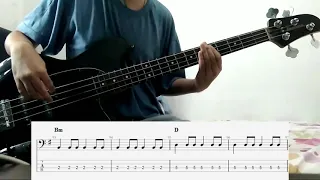 bintang di surga peterpan bass cover and tab 