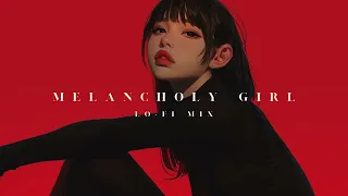 Melancholic Beat - Skyline Vibes -- Lo-Fi Mix with Melancholy Girl / #LOFI #BGM