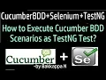 Cucumber Framework Selenium Tutorial-10 Execute Each Scenarios as TestNG Test