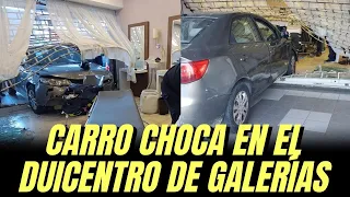 Carro Choca En El Duicentro De Galerías San Salvador