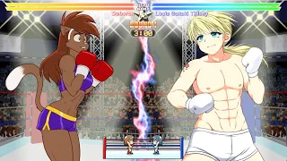 Boxing Arena Nebula Deborah Bispo vs Louis Sakaki Tiffany