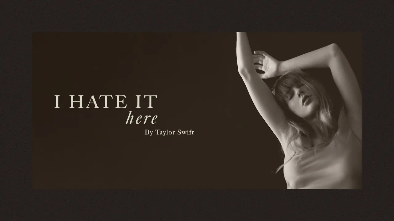 Taylor Swift - I Hate It Here (Official Lyric Video)