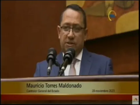 Mauricio Torres fue posesionado como Contralor General del Estado