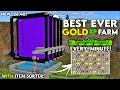 NEW BEST 26 40 Fully Automatic GOLD XP FARM in Minecraft Bedrock
