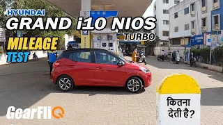 Download Hyundai Grand i10 Nios Turbo - Mileage Test | Hindi | GearFliQ MP3