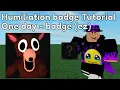 How to get HUMILIATION BADGE in 99 nights in the forest Roblox Tutorial