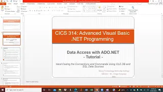 Hard Coding the Connection PART 1 Advanced Visual Basic TUTORIAL - INTEMEDIATE PROGRAMMING