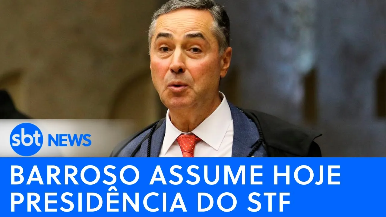 ????Brasil Agora: Barroso assume hoje presidência do STF | SBT AO VIVO