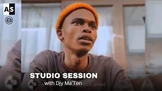 djy maten previews new music studio session