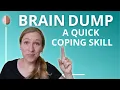 Brain Dump 1-Minute Emotion Coping Skill