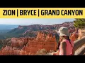 Tips for Visiting Southwest National Parks with Kids Bryce Zion Grand Canyon Flying Into Vegas