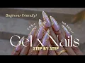 How To Apply Gel X Nails At Home NO DRILL Liquid Gold Nail Art Beginner Friendly
