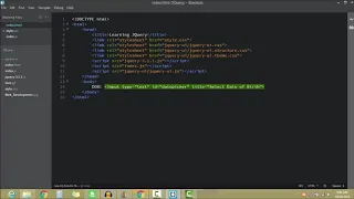 18 Tooltip Widget Complete JQuery And JQuery UI Course For Beginner