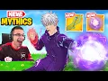 Nick Eh 30 reacts to Jujutsu Kaisen in Fortnite