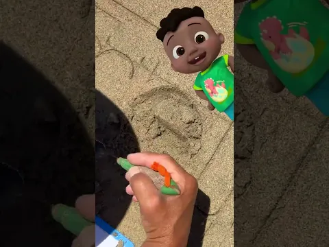 Logo de CoComelon  en la playa 🏖️ #CoComelon #Playa