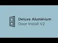 Hakuna Pets Deluxe Aluminium Pet Door - Installation into Wood Doors