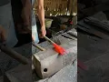 Lagu from rebar to crowbar. #medievalblacksmith #bladesmith #forgingsteel #blacksmith #metalwork