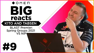 big reacts blast premier vs nip presented by omen