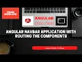 Angular Navbar with Bootstrap Routing Component CodingKnowledge