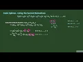 Cubic Splines Second Derivatives as Unknowns