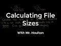 1 2 3 Calculating File Sizes - Revise GCSE Computer Science