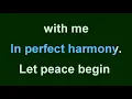 LET THERE BE PEACE ON EARTH