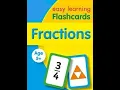FRACTION FLASHCARDS Easy Learning Flashcards Math Flashcards Junior learning Fraction Flashcards