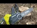 Ryobi One 18V Brushless Cordless 12 Chainsaw Review