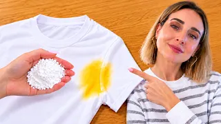 Il TRUCCO che elimina PER SEMPRE le MACCHIE GIALLE DI SUDORE