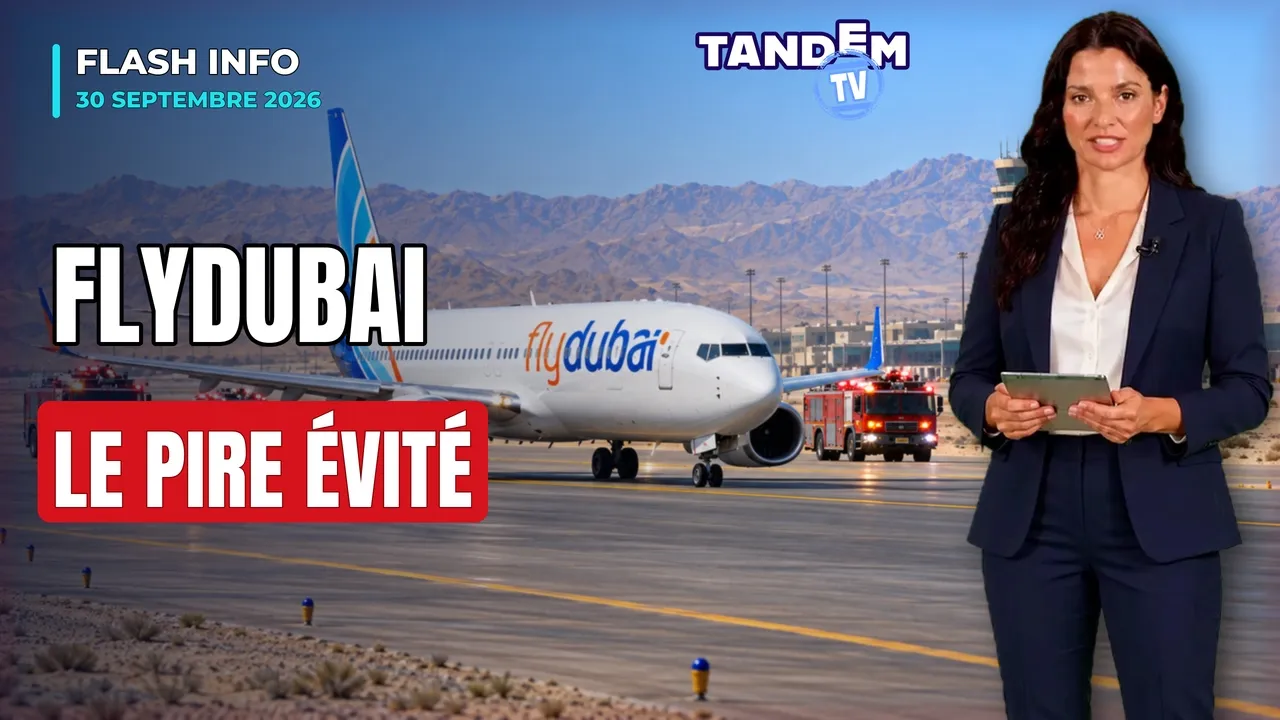 Flydubai : le pire évité en plein vol | Flash Info Tandem TV – 30 septembre 2026