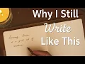 Learning Cursive Changed My Life