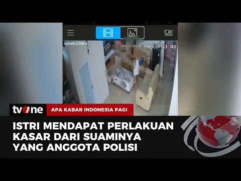 Anggota Polisi Tega Aniaya Istrinya Sendiri Terekam CCTV di Medan