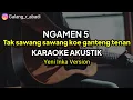 (Karaoke Akustik) Tak sawang sawang kowe ganteng tenan - Ngamen 5 | Yeni Inka Version
