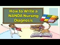 How to Write a NANDA Nursing Diagnosis Step 1 COMLEX NCLEX PANCE AANP