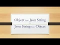 Converting Object into JSON String JSON String into Object by using Jackson API