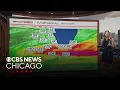 Chicago weather Severe storms tornadoes possible Tuesday night